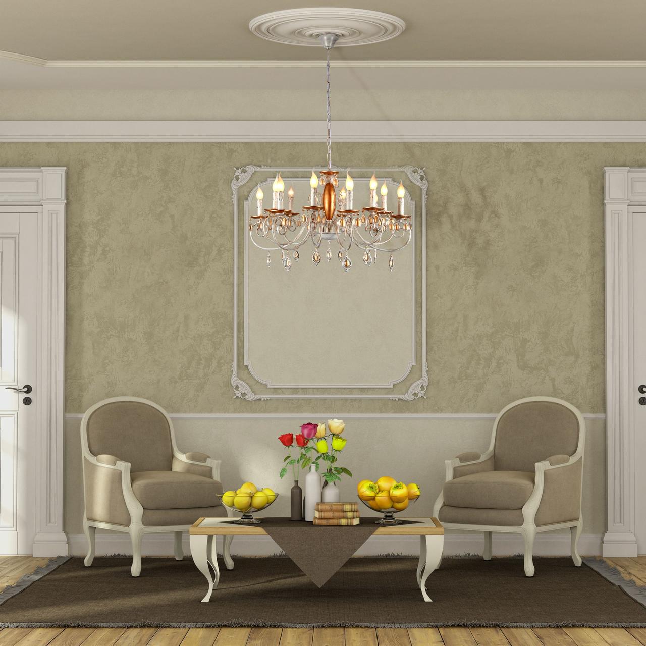 Люстра Lux MB29460-6+6 12xE14 40W (ASYA AVIZE), фото 1