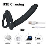 Вибратор на дистанционном управлении для двойного проникновения., фото 6