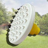 Насадка для летнего душа 10*6 см желтая