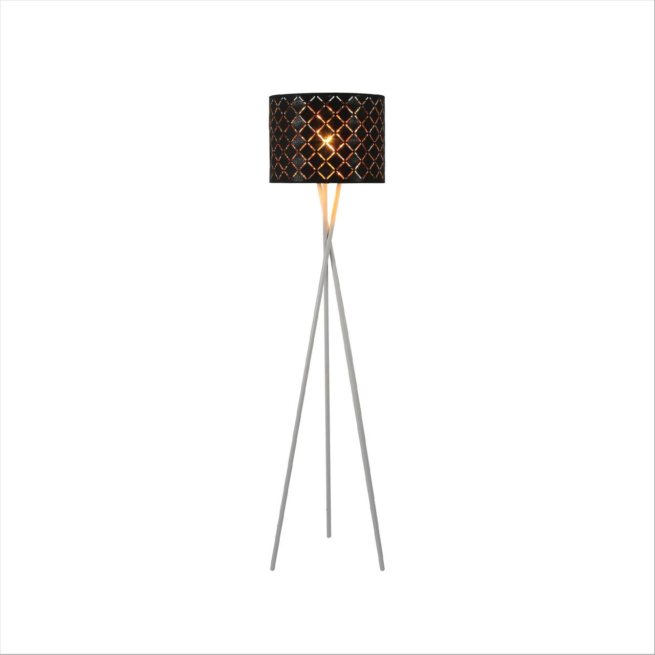 Lyustra 9919-1F METAL+PVC BLACK D400 UK (TEKAVIZE)