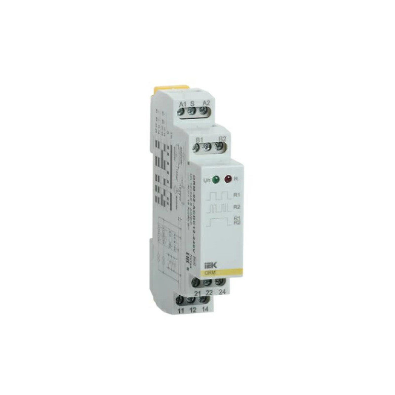 Импульсное реле ORM. 2 конт. 12-240 В AC/DC IEK ORM-02-ACDC12-240V NEW