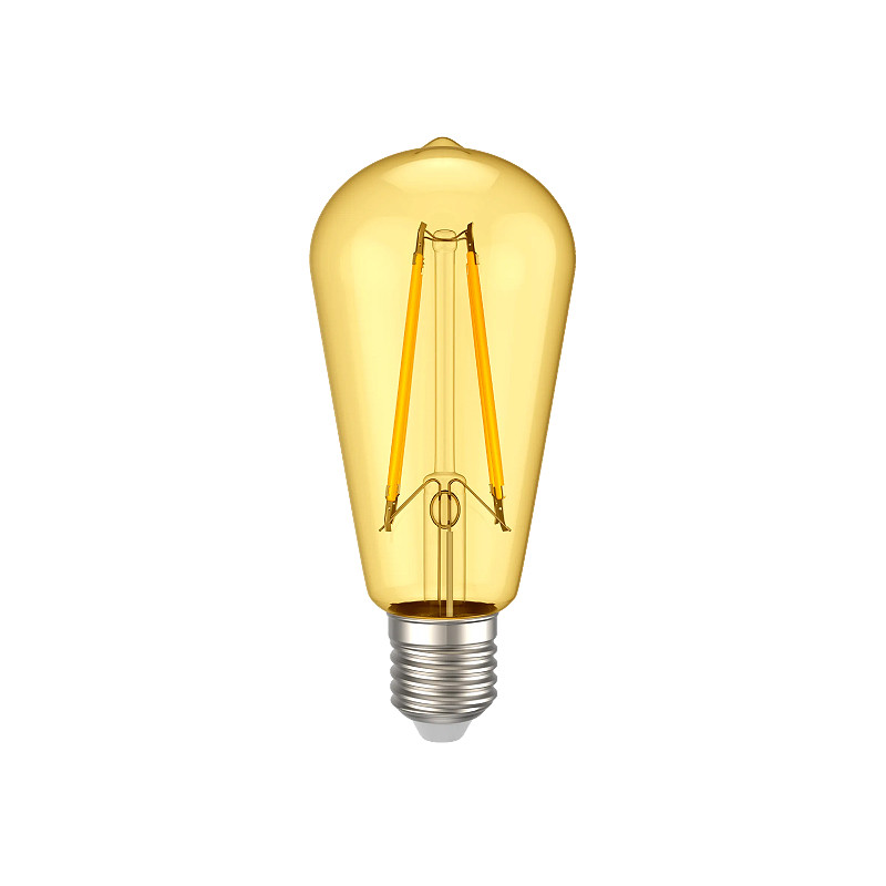 Лампа филаментная LED ST64 золото 8Вт 230В 2700К E27 серия 360° IEK
