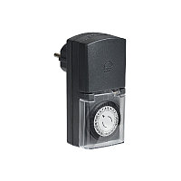 РТМ-4 Розетка-таймер механ. 30мин 24ч 48on/off 16А IP44 IEK E-PRO