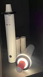 Диспенсер для стаканов 90мм с полной подсветкой (цвет теплый белый) YO3D