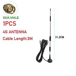 4G GSM антенна 700-2600 МГц, SMA Штекерный разъем для POS терминалов 12 dBi (магнитное основание)