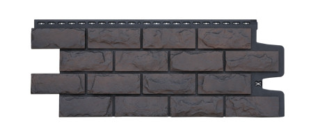 Фасадные панели Grand Line. Design Plus. Колотый камень. Трюфель с ...