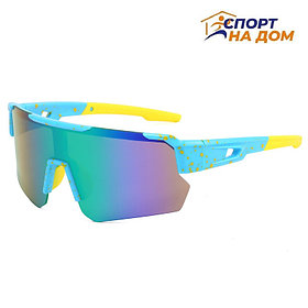 Спортивные очки для бега и велосипеда Forever Синие + Чехол