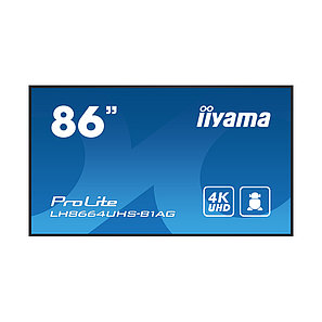 Монитор iiyama PROLITE LH8664UHS-B1AG 86" 2-022654-TOP PL8664UH, фото 1