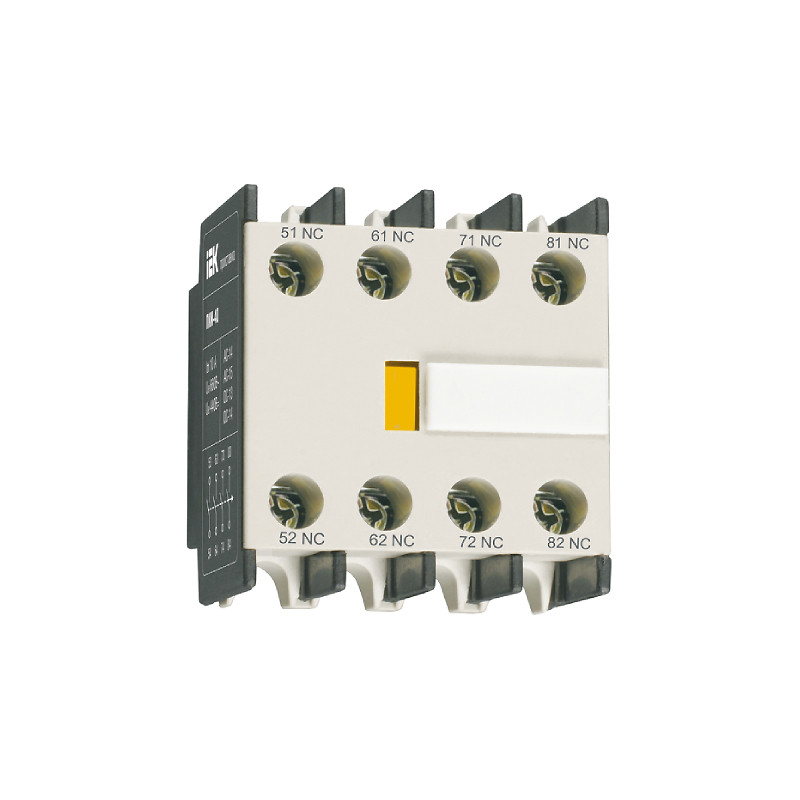 Приставка ПКИ 04 доп.контакты 4р IEK E-PRO