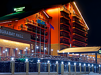 Наружная подсветка гостиницы