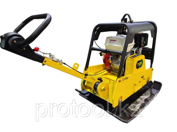 Виброплита реверсивная гидравлическая TOR CY-350 (Honda), фото 1