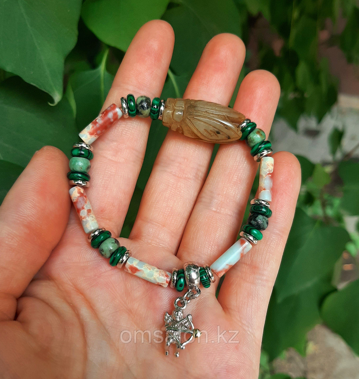 Браслет из змеиной яшмы и Цикады на счастливую личную жизнь, фото 1