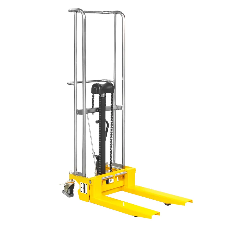 Штабелер ручной гидравлический SMARTLIFT SDDJS1500 (400 кг, 1.5 м, с вилами и площадкой)