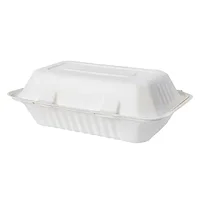 Ланч-бокс из сахарного тростника, 230 х 158 х 79 мм, 100 шт/уп