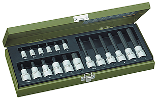 23100 Proxxon Набор торцевых головок с шестигранными битами
