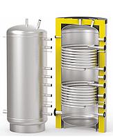 Бак косвенного нагрева нерж, магний, 2 ТО (ГВС) серия SOLAR SS DUO 500