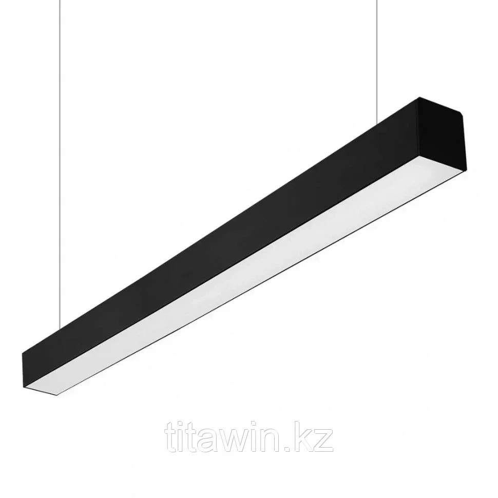Светильник линейный LED 48W 4200К IP20 черный, подвесной