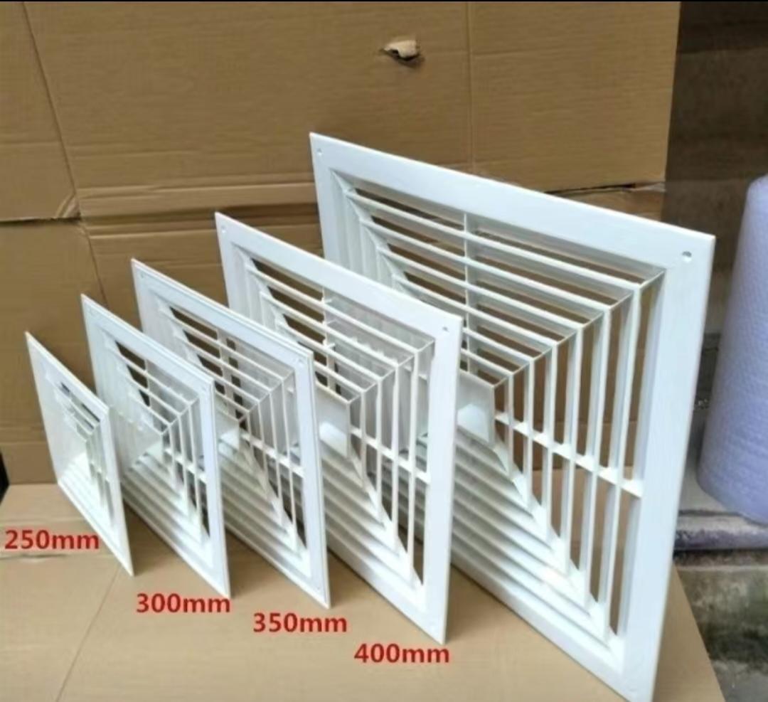 Квадратный потолочный диффузор (анемостат). Диффузор квадратный 300х300