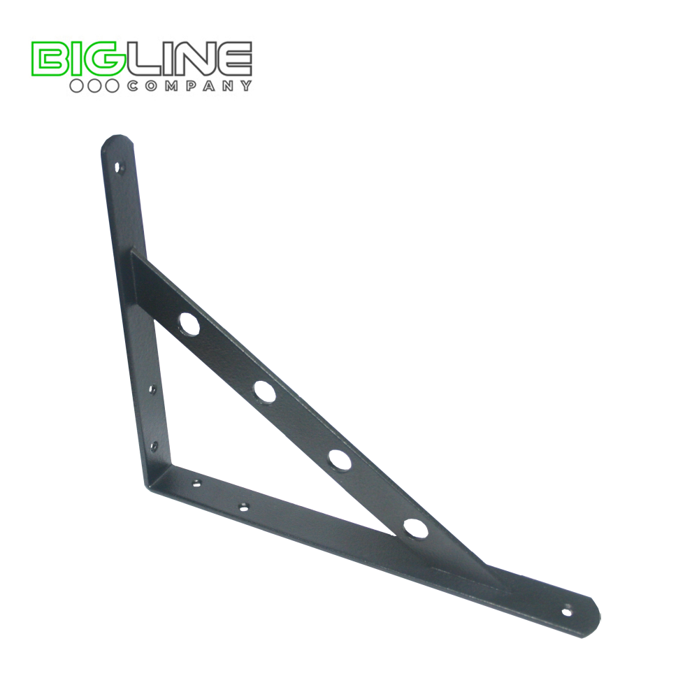 Кронштейн усиленный 150*125 пол.чёрный (10)