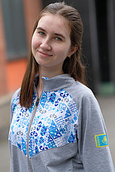 Костюм спортивный, коллекция "Принт  KZ 2023"