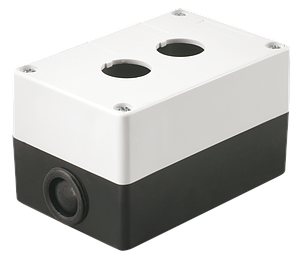 Пост кноп (корпус) КП-102 2 мест. бел. ИЭК