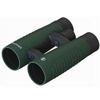Бинокль Американский Bushnell 10x42 мм Excursion с крышейной призмой, зеленый резиновый корпус