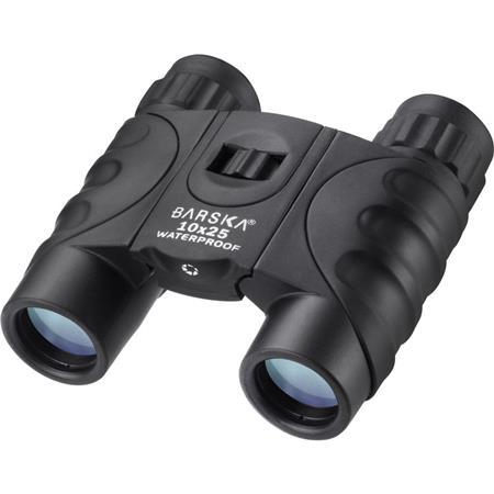 Бинокль Американский Barska 10x25 Blueline WP Roof Prism, Угол Обзора 5.8°, Черный