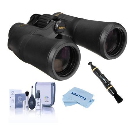 Бинокль японский Nikon 10x50 Aculon A211 Porro Prism, черный, комплект с аксессуарами, фото 1