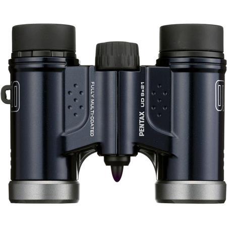 Бинокль Японский Pentax 9x21 UD, Влагозащищенный, Угловое Поле Зрения 6°, Цвет Темно-синий