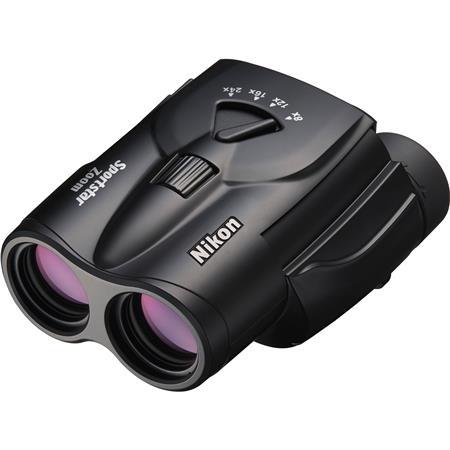 Бинокль японский Nikon 8-24x25 Sportstar Zoom с углом обзора 4.6°, черный