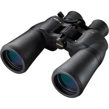 Бинокль японский Nikon 10-22x50 Aculon A211 Zoom Porro Prism, 3.8 градуса AOV, черный
