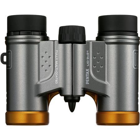 Бинокль Японский Pentax 9x21 UD Weather Resistant Roof Prism, Оранжевый, фото 1