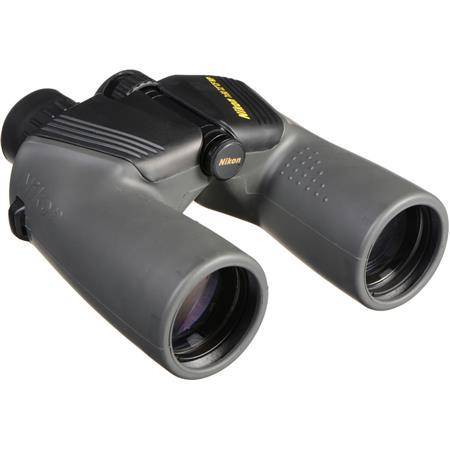 Бинокль Японский Nikon 7x50 OceanPro Водонепроницаемый с Призмой Porro, 7.2 Градуса Угол Обзора, Черный