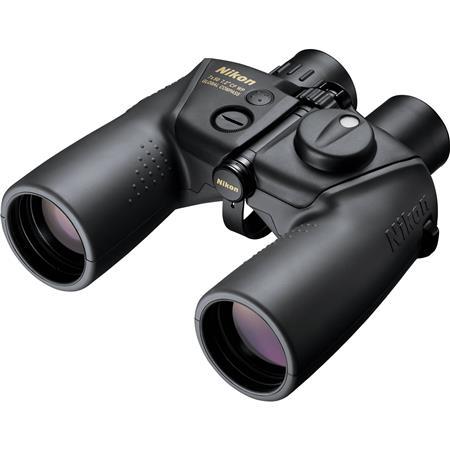 Бинокль Японский Nikon 7x50 OceanPro CF с глобальным компасом, черный