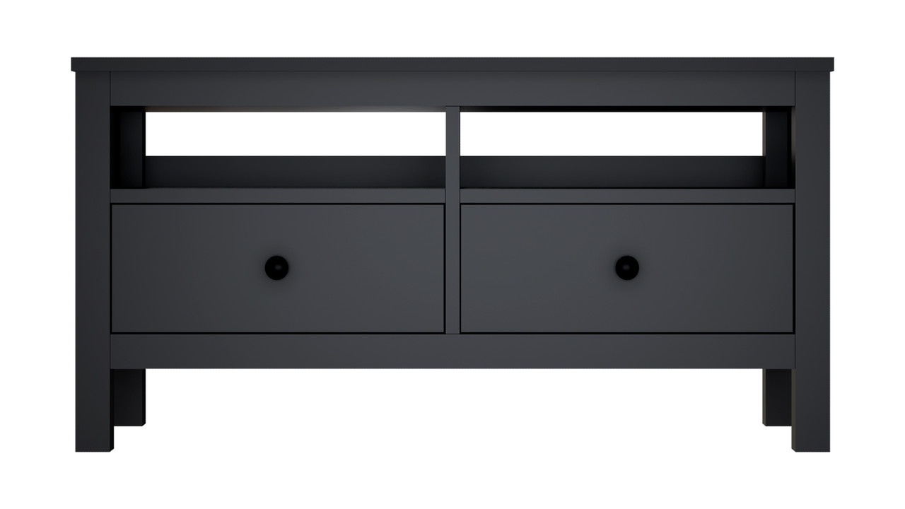 КЫМОР ТВ-тумба 124*57*47 чёрный, фото 1