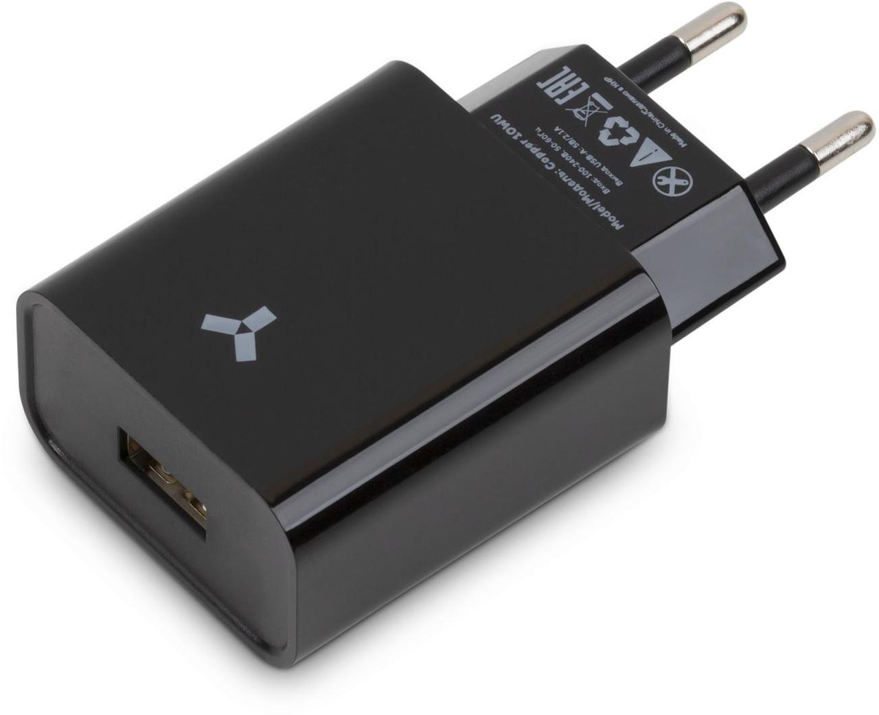 Accesstyle Copper 10WU Black Зарядное устройство 10 Вт, USB-A