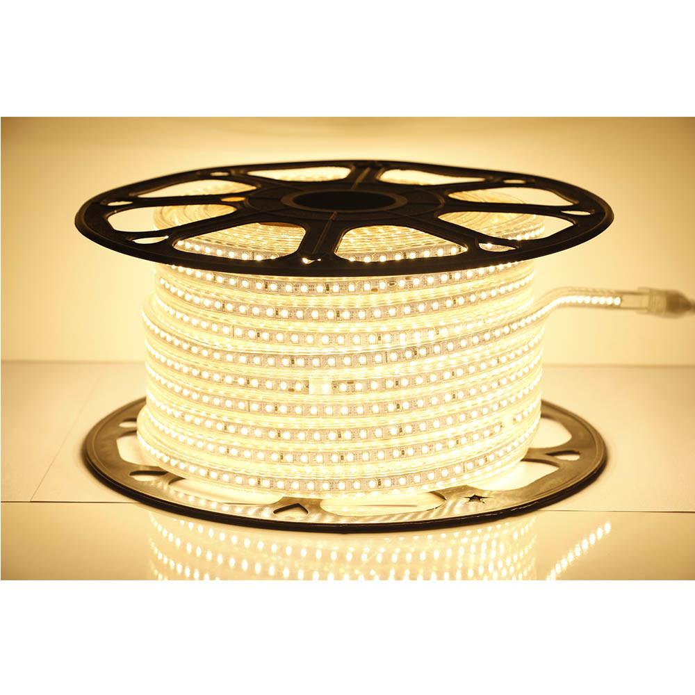 LED Лента 2835-1L 8W 2V WARM WHITE (HAIGER)50м