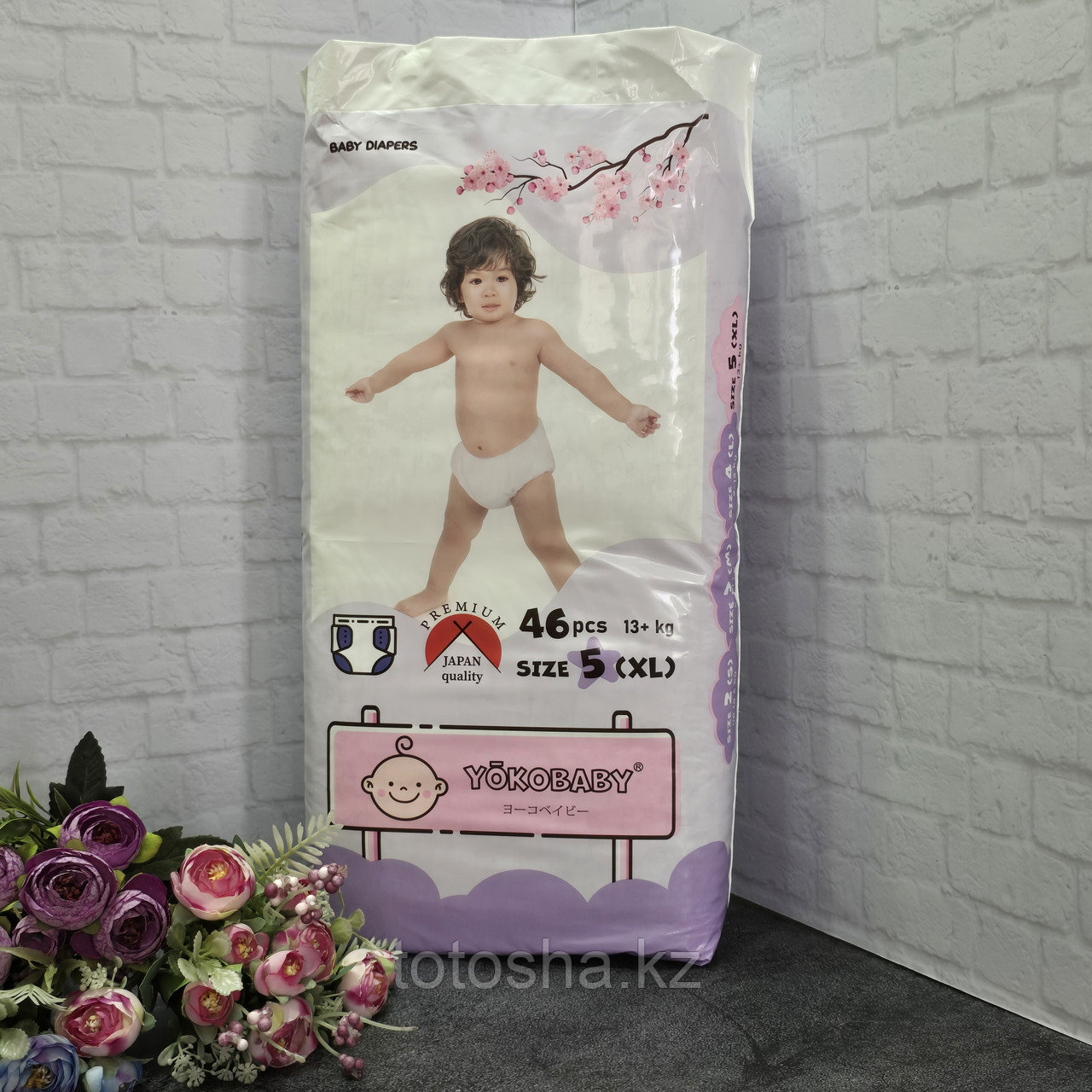 Подгузники Yokobaby XL 5 (13+) , 46 шт