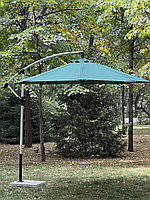 Серия зонтов Hoken 2471 Aluminium brushed BANANA umbrella из плотной ткани D=2.7; мрамор 30 кг