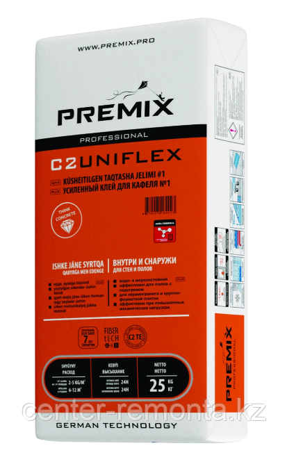 Клей для керамогранита Premix C2 Uniflex