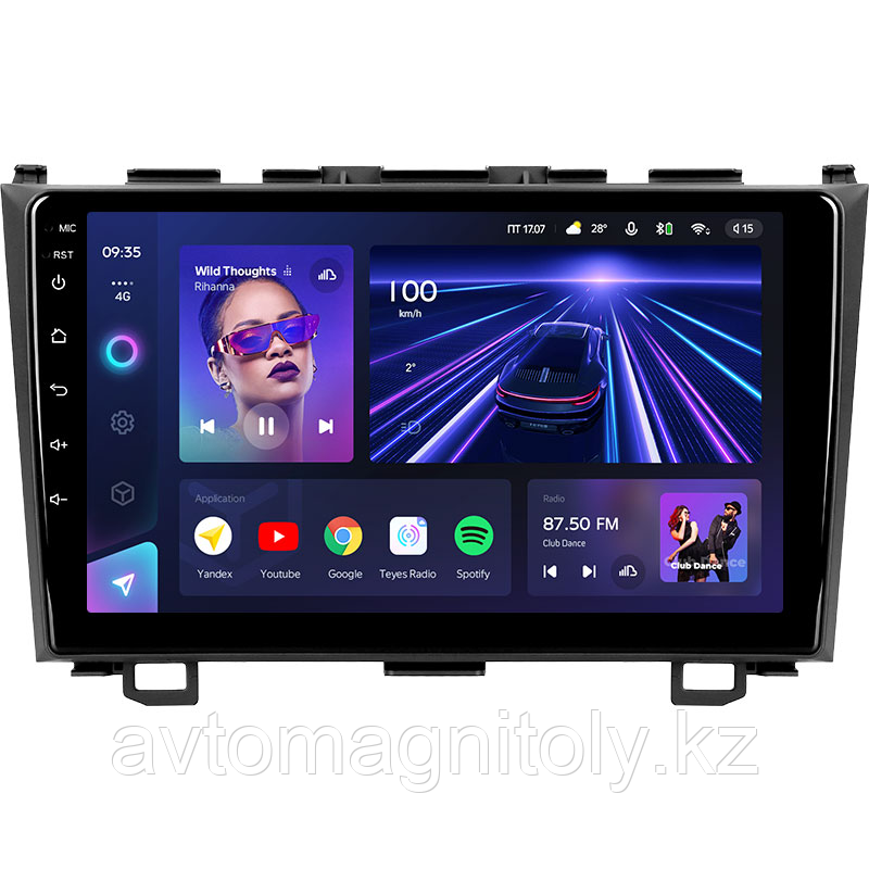 Автомагнитола Teyes CC3L 4GB/32GB для Honda CR-V 2007-2012