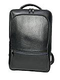 Кожаный классический рюкзак "BOPAI" в деловом стиле с отделением для ноутбука на 15,6”, фото 9
