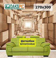 DAKSPIC фотообои 3Д Деревянная абстрактная 2.7х3 м