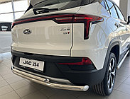 Защита заднего бампера двойная Папа Тюнинг d60/42 для JAC JS4 2022-