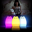 Силиконовый Led ночник-лампа "Кошечка", фото 9