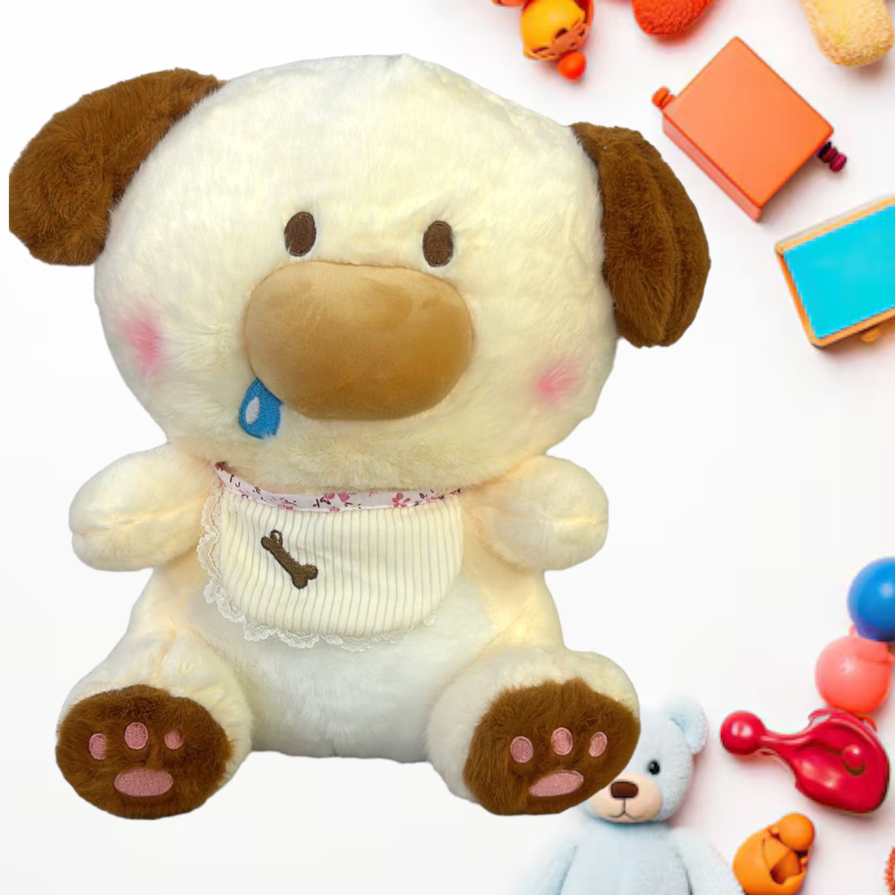 28см Собачка слюнявчик-кость, фото 1