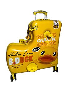 3 жастан асқан балаларға арналған балаларға арналған пластикалық саяхат чемоданы.