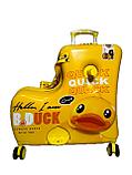 Детский пластиковый дорожный чемодан-каталка для детей от 3-х лет., фото 4