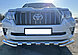 Защита переднего бампера (G) Папа Тюнинг d76/60 для Toyota Land Cruiser Prado 150 2017- - фото 2 - id-p117693132