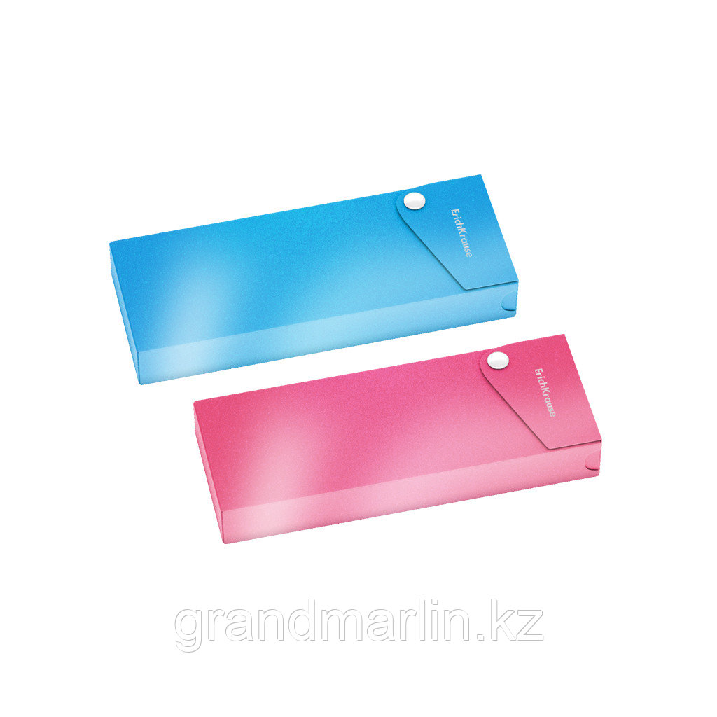 Пенал пластиковый ErichKrause Glossy Bubble Gum, арома, ассорти (в пакете по 4 шт.), фото 1